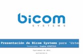 Presentación  de Bicom Systems  para  ‘ Usted ’