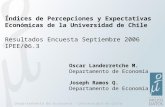 Índices de Percepciones y Expectativas Económicas de la Universidad de Chile