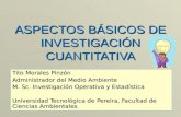 ASPECTOS BÁSICOS DE INVESTIGACIÓN CUANTITATIVA