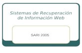 Sistemas de Recuperación de Información Web