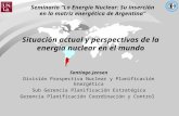 Seminario “La Energía Nuclear: Su inserción en la matriz energética de Argentina”