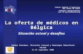 La oferta de médicos en Bélgica