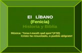 El   LÍBANO (Fenicia) Historia y Biblia