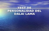 TEST DE PERSONALIDAD DEL DALAI LAMA