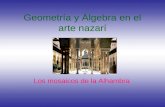 Geometría y Álgebra en el arte nazarí