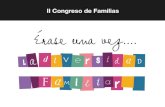 II Congreso de Familias: Erase una vez la diversidad familiar