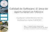 Calidad de Software: El área de oportunidad en México