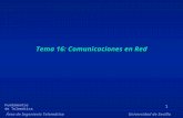 Tema 16: Comunicaciones en Red
