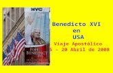 Benedicto XVI  en  USA