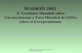 Plan de acción Mundial sobre el envejecimiento Madrid 2002