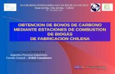 OBTENCION DE BONOS DE CARBONO MEDIANTE ESTACIONES DE COMBUSTION DE BIOGÁS DE FABRICACION CHILENA