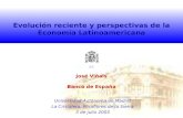 Evolución reciente y perspectivas de la Economía Latinoamericana