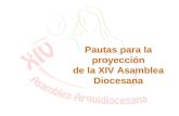 Pautas para la proyección de la XIV Asamblea Diocesana