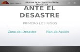 ANTE EL DESASTRE