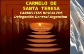 CARMELO DE SANTA TERESA CARMELITAS DESCALZOS Delegación General Argentina
