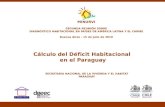 Cálculo del Déficit Habitacional  en el Paraguay