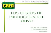 LOS COSTOS DE PRODUCCIÓN DEL OLIVO