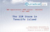 Ernesto Barrera (ebarrera@inm.es) Centro Meteorológico de Santa Cruz de Tenerife