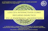 LOS CD’s INTERACTIVOS COMO RECURSO DIDÁCTICO  EN LA ENSEÑANZA UNIVERSITARIA