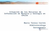 Situación de los Recursos de Información de Minería y Geología en  Chile