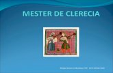 MESTER DE CLERECIA