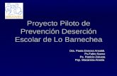Proyecto Piloto de Prevención Deserción Escolar de Lo Barnechea