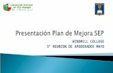 Presentación Plan de Mejora SEP