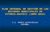 AVANCE PLAN INTEGRAL DE GESTIÓN DE LOS RESIDUOS MUNICIPALES DE VITORIA-GASTEIZ (2009-2016)