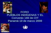 FORO  PUEBLOS INDÍGENAS Y EL Convenio 169 de OIT Panamá 19 de marzo 2008
