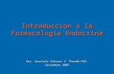Introducción a la Farmacología Endocrina