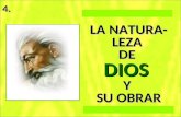 LA NATURA-LEZA  DE  DIOS  Y  SU OBRAR