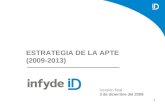ESTRATEGIA DE LA APTE (2009-2013)