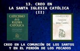 13. CREO EN  LA SANTA IGLESIA CATÓLICA  (II)