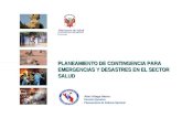 PLANEAMIENTO DE CONTINGENCIA PARA EMERGENCIAS Y DESASTRES EN EL SECTOR SALUD