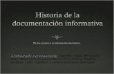 Historia de la documentación informativa