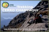              Trekking CERRO CHAMPAQUI SIERRAS GRANDES DE CORDOBA, ARGENTINA