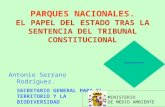 PARQUES NACIONALES. EL PAPEL DEL ESTADO TRAS LA SENTENCIA DEL TRIBUNAL CONSTITUCIONAL