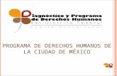 PROGRAMA DE DERECHOS HUMANOS DE LA CIUDAD DE MÉXICO