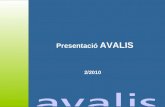 Presentaci³  AVALIS