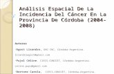 Análisis Espacial De La Incidencia Del Cáncer En La Provincia De Córdoba ( 2004-2008 )