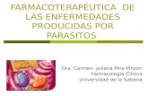 Farmacoterapéutica  de las ENFERMEDADES PRODUCIDAS POR PARASITOS