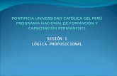 PONTIFICIA UNIVERSIDAD CATÓLICA DEL PERÚ PROGRAMA NACIONAL DE FORMACIÓN Y CAPACITACIÓN PERMANENTE