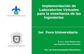 Implementación de Laboratorios Virtuales para la enseñanza de las Ingenierías