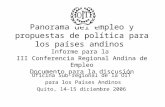 Oficina Sub-regional de la OIT  para los Países Andinos Quito, 14-15 diciembre 2006
