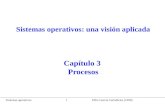 Sistemas operativos: una visión aplicada Capítulo 3  Procesos