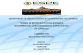 DEPARTAMENTO DE CIENCIAS  ECONÓMICAS  ADMINISTRATIVAS Y DE COMERCIO