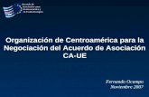 Organización de Centroamérica para la Negociación del Acuerdo de Asociación CA-UE