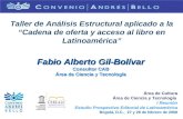 Taller de Análisis Estructural aplicado a la “Cadena de oferta y acceso al libro en Latinoamérica”