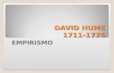 DAVID HUME 1711-1776