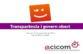 Transparència i govern obert